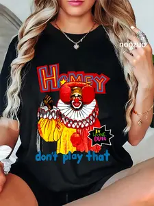 100% Cotton Vintage 90s In Living Color Homey Don't Play That Clown T-Shirt