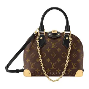 Louis Vuitton Alma Trunk BB Handbag for Women – Monogram Coated Canvas and Calfskin, Brown