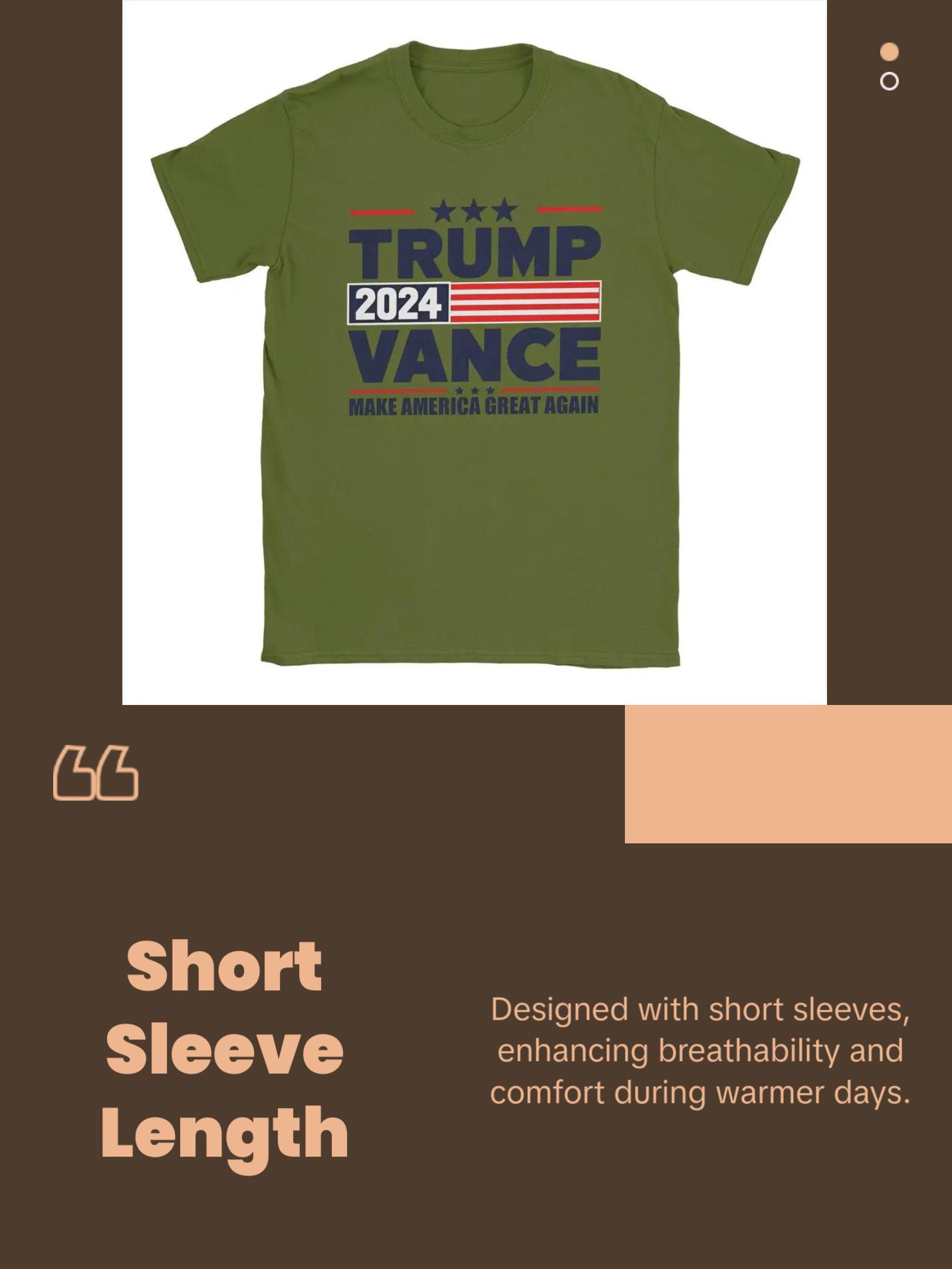 High Quality Vintage Cotton Trump  T-Shirts