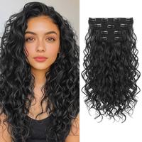 16inch Curly Natural Black