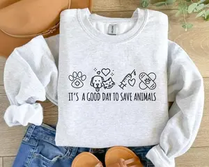 Veterinarian Sweatshirt Or T Shirt, Funny Vet Tech Crewneck, Cute Veterinary Medicine Student Graduation Gift