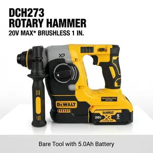 DEWALT DCH273 Cordless Rotary Hammer Drill For Concrete Wood And Metal Drilling Power Tool