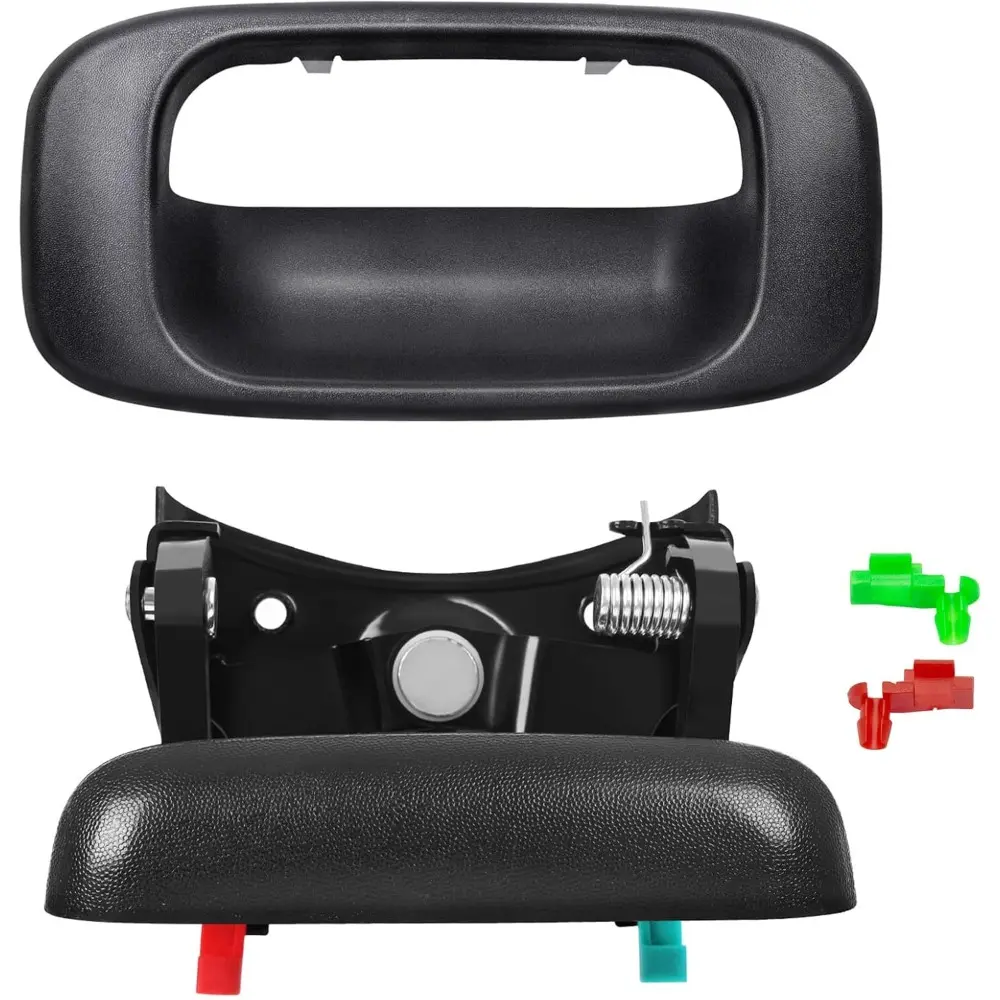Tailgate Tail Gate Handle & Bezel For GMC Sierra 1000,1000HD,2500HD,2500,3000 (1999-2007), For Chevy Silverado With Rod Clips