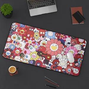 Faze Clan x Murakami Desk Mat – Faze Clan x Murakami Merch Extra Large Gaming MousePad, Gaming Accessories, Desk Decor Setup, Gaming Room Supplies