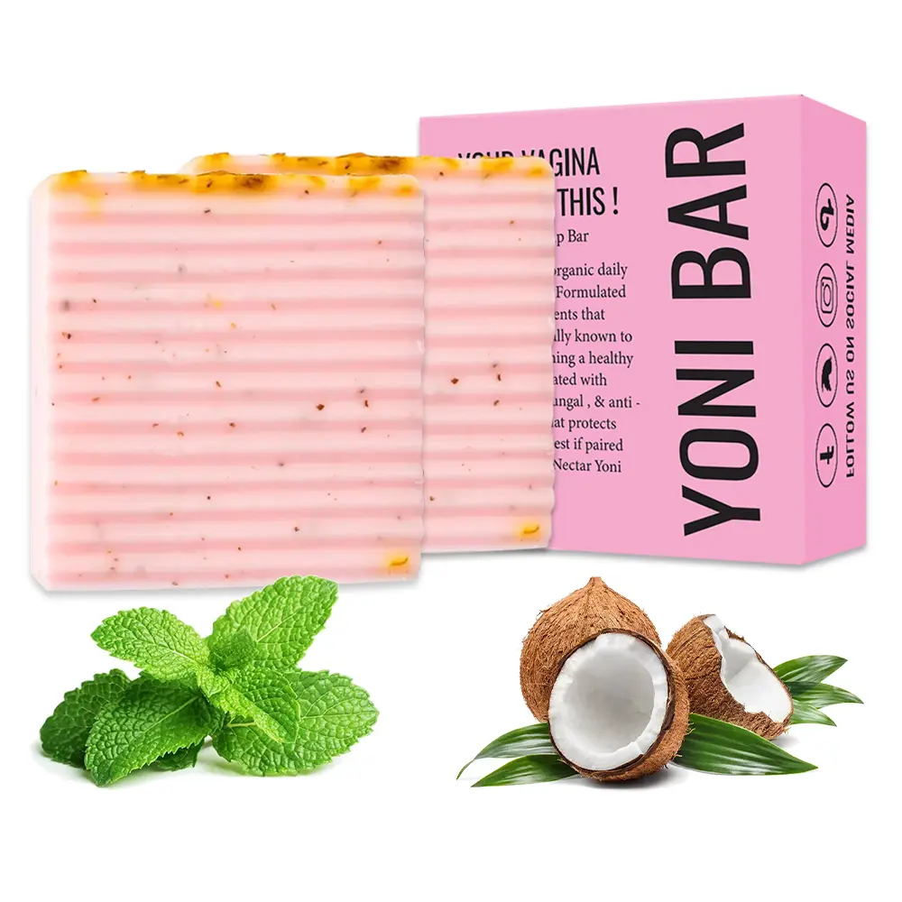 1/2Pcs Premium Yoni Bar Natural Feminine Care Soap Bar for pH Balance, Odor Control & Hydration