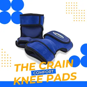 BonTool Carpet Installer Knee Pads | Superior Protection with The Crain Comfort Knee Pads | Wide Velcro Straps for a Secure Fit