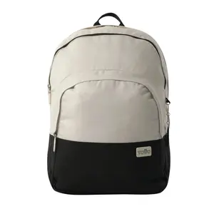 Mochila Totto Porta PC 16" Toluca 2.0 Color Blanco y negro