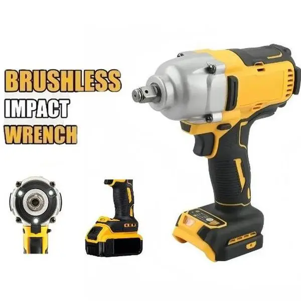 20V 600Nm Brushless Impact Wrench 1/2" Drive | Bare Tool for Electrician & DIY