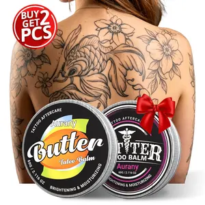 Butter Tattoo Balm，Tattoo Moisturizer，Tattoo Cream，Smooth Texture, Gentle Formula，Moisturizing & Enhancing Tattoo Color, Ideal For Daily Tattoo Care，Gentle Tattoo Care Cream For Tattoo Lovers