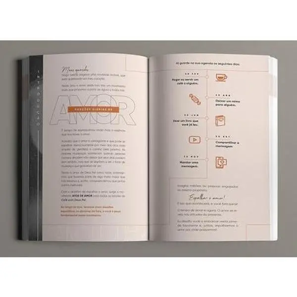 USED Book - Café com Deus Pai | Porções Diárias de Amor® - Volume 6 by Junior Rostirola (Paperback)