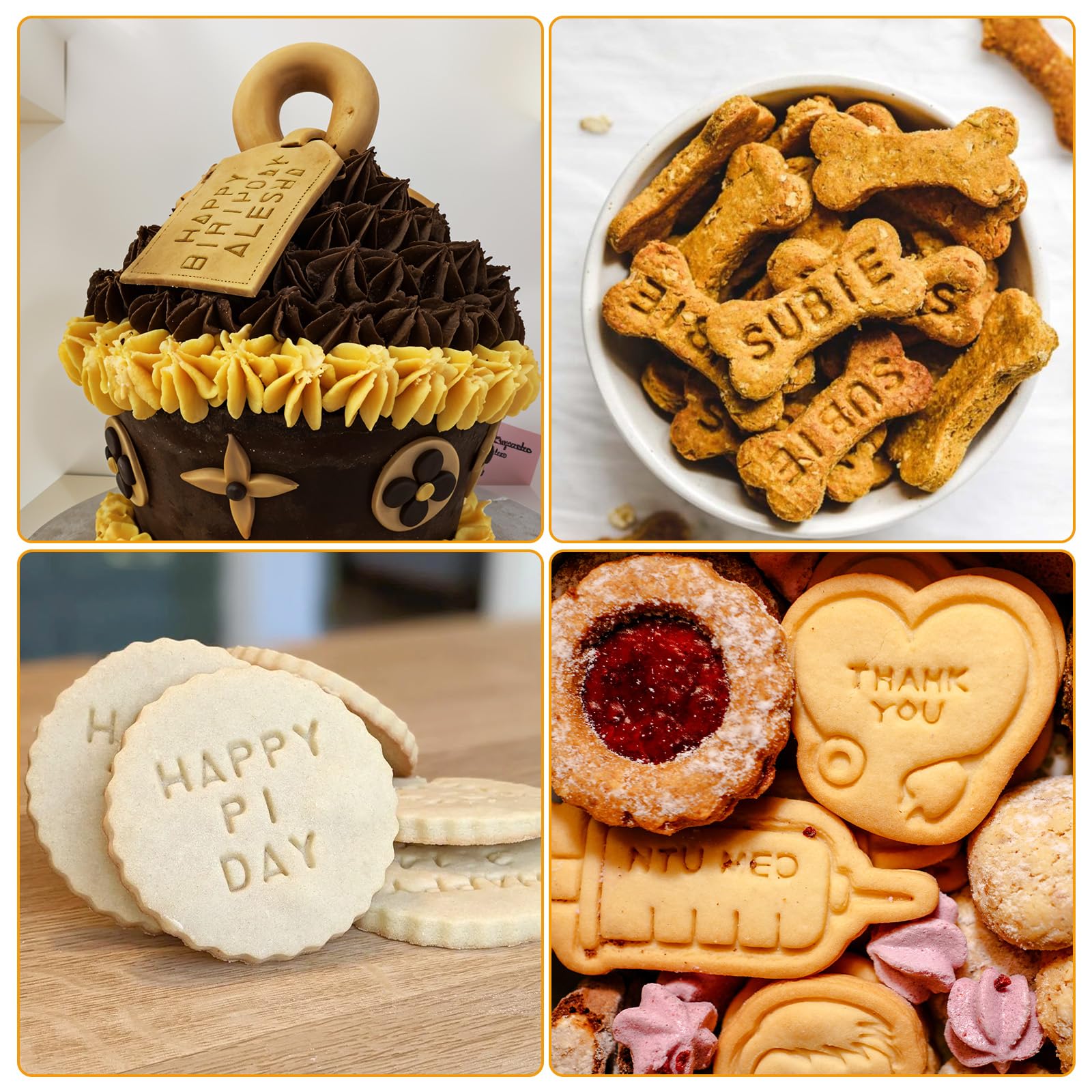 Cookie Stamps, Numbers Alphabet Stamps for Cookie Chocolate, 72pcs, Clays Tools Mini Alphabet Stamp, DIY Making Tools