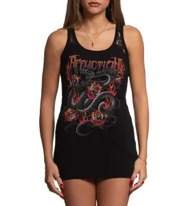 Affliction Women's Dress Manic Attack