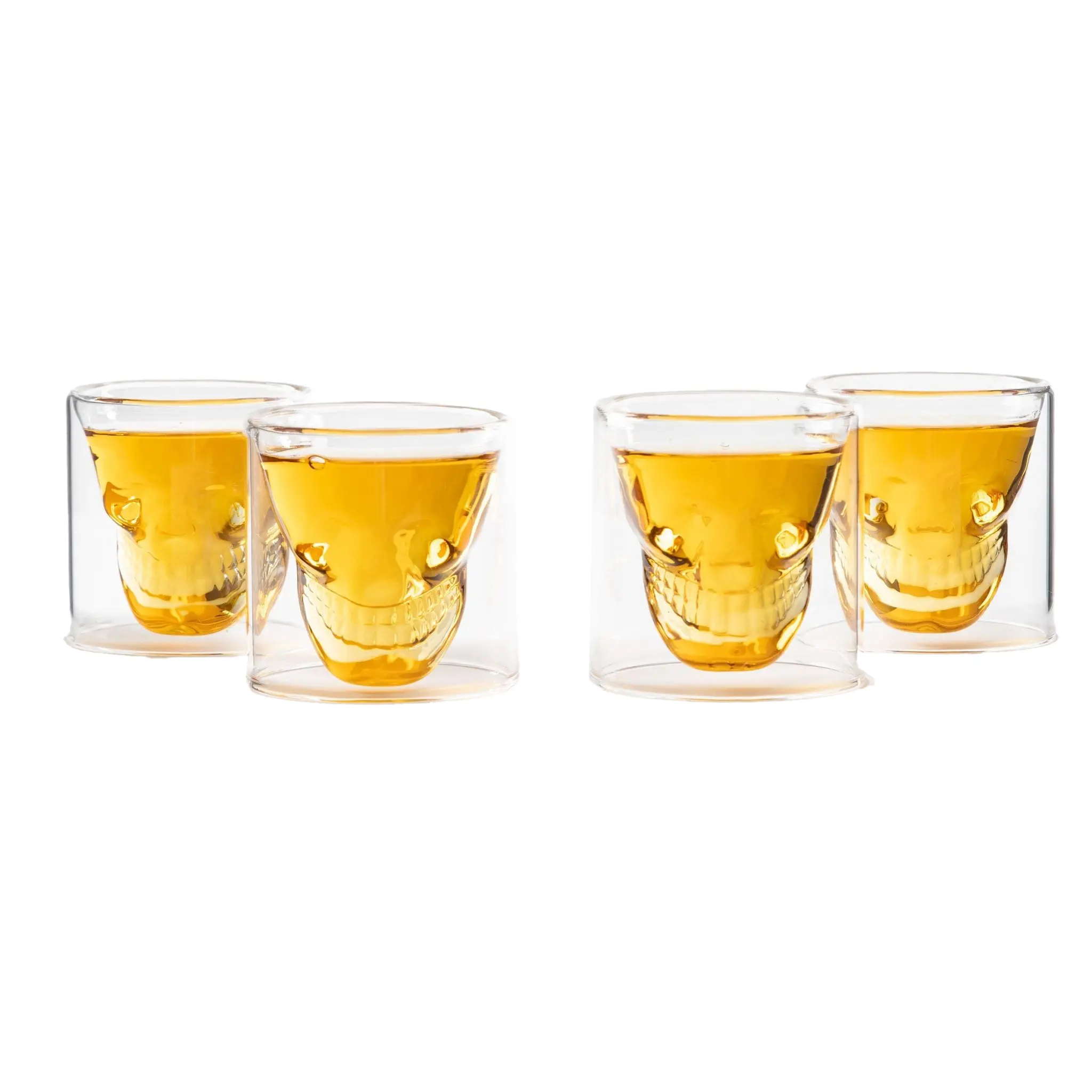 Old Fashioned Skull Glasses for Halloween Party - Drinkware
