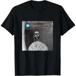 Tung Tung Tung Sahur Motion at your front door meme italian T-Shirt 100% cotton T-shirt