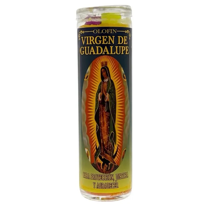 Virgin De Guadalupe (Virgin Of Guadalupe) Prepared Ritual Candle Perfumed Vela Preparada