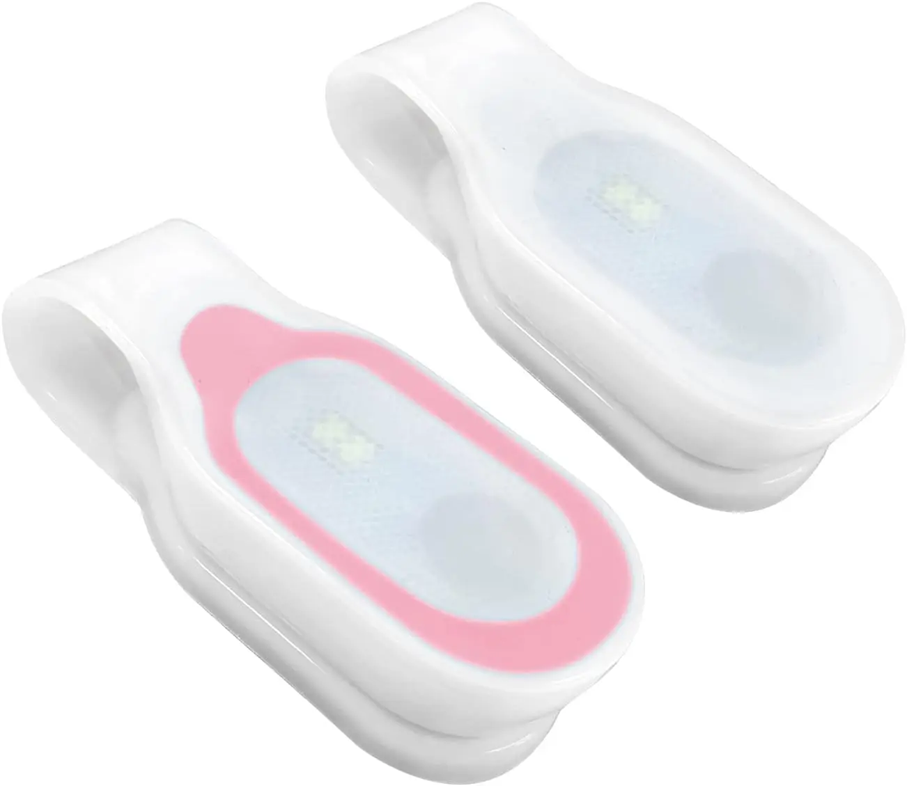 Nurse Nightshift Hands Free Lightweight Emergency LED Flashlight Clip on Flashlight Suitable for Walking Running Pets Outdoor Emergency(2PCS)