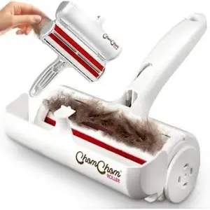 ChomChom Pet Hair Remover Roller Reusable Fur Cleaner with Easy-Remove Design for Home Use