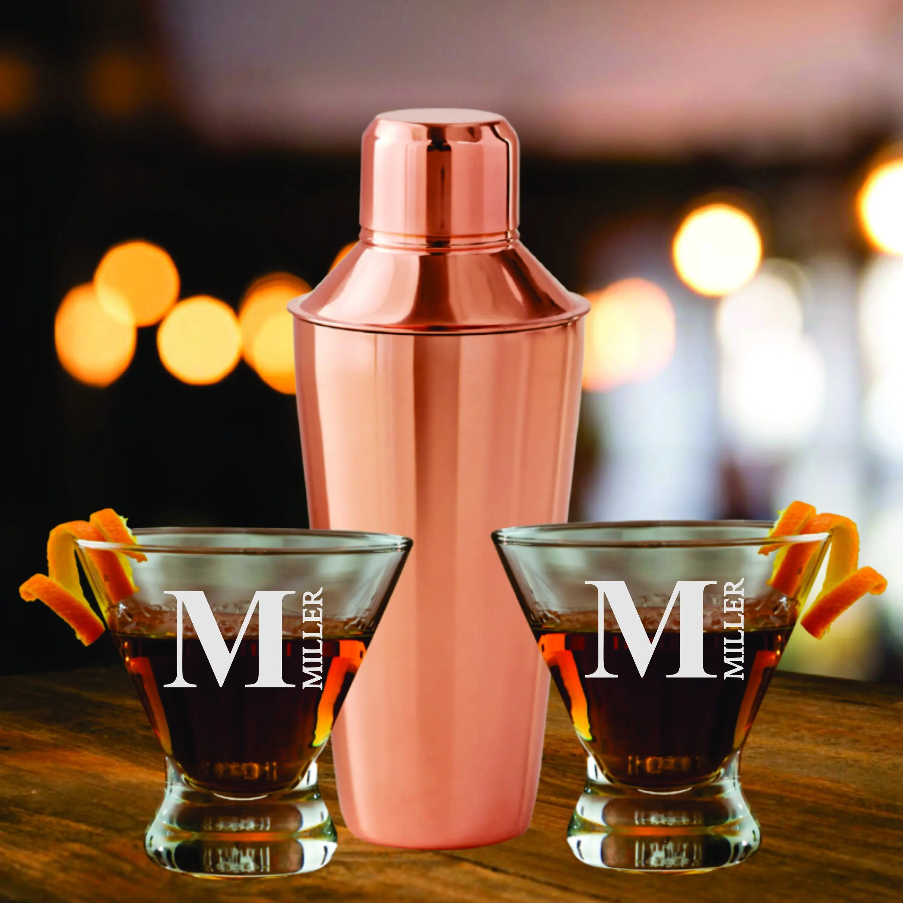Groomsmen Gift Martini Glass Set, Personalized Martini Cocktail Gift for Groomsman, Wedding Martini Glasses Gift, Best Man Martini Shaker