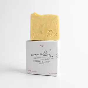 Coconuts & Quiet Time - Handmade Coconut Milk Soap Bar with Oatmeal - Moisturizing & Soothing - Cold Process