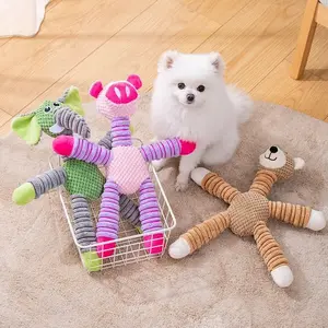 Viral Dog Plush Squeaky Toy | Bite-Resistant Teething & Puzzle Chew Toy for Boredom Relief | Fits Corgi, Shiba & Large Dogs