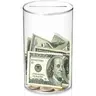 Clear Acrylic Piggy Bank, Bank for Kids Adults Must Break to Open, Unopenable Acrylic Savings jar Decor