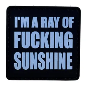 text 028 PVC MORALE PATCH