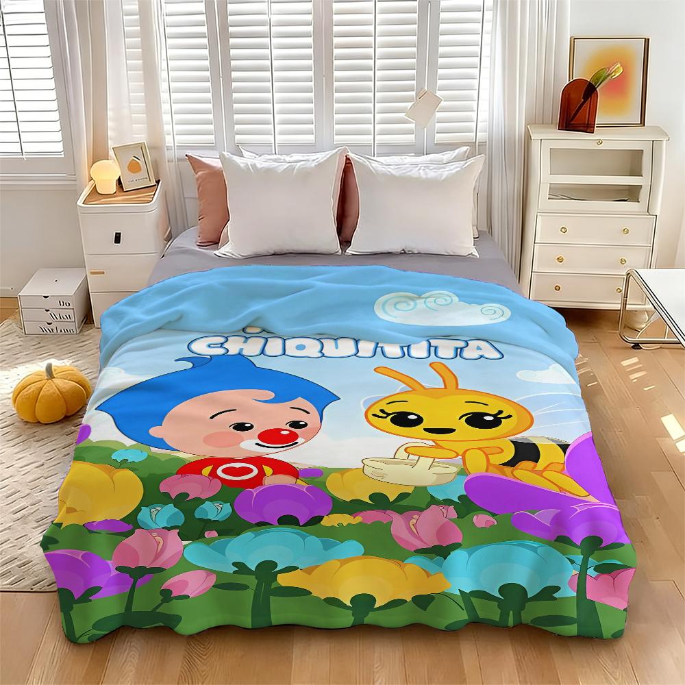 Abejita Chiquitita Flannel Blanket Lightweight,Warm,and Adorably Cute!Suitable for use in offices,sofas,and travel settings, etc Suitable for all four seasons This is the best gift for couples,children,parents and friends,and it can express deep love.