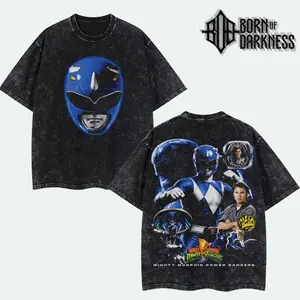 BOD - BLUE RANGER Power Rangers MMorphin Vintage Unisex Oversize Power Rangers Washed Cotton T-shirt Hoodie, Graphic Tee, Power Rangers Lover, Power Rangers Merch Fan, Outfits Men, Boys Merch Top
