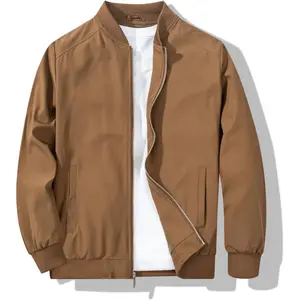 Fashion Aviator Jacket, Lightweight Windproof Outerwear, Casual Long Sleeve Coat For Spring Autumn Daily Street Wearing