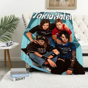 Tokio Hotel Bed Blanket Summer Comforter Double Bed Blankets for Decorative Sofa Fluffy Soft Blankets & Throws Bedspread the
