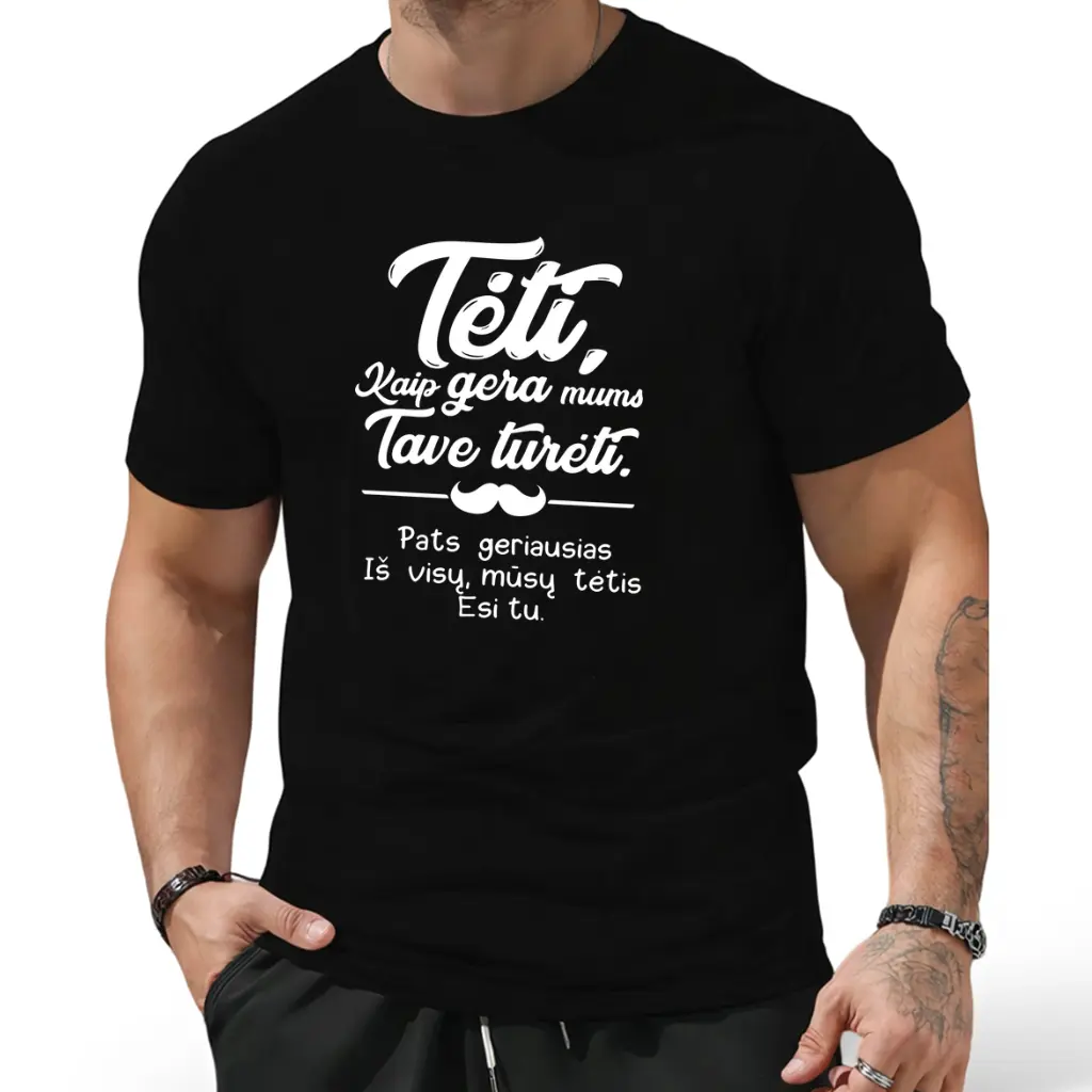 Enjoyable Short-Sleeved Summer T-Shirt for Men from Lithuania