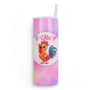 F-Caw-F 20 Oz Skinny Tumbler