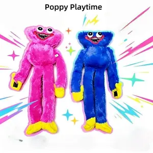Poppy Playtime Plush Set, Huggy Wuggy & Kissy Missy, Soft Stuffed Animal Toy， 15.7in plushies，Fan collection