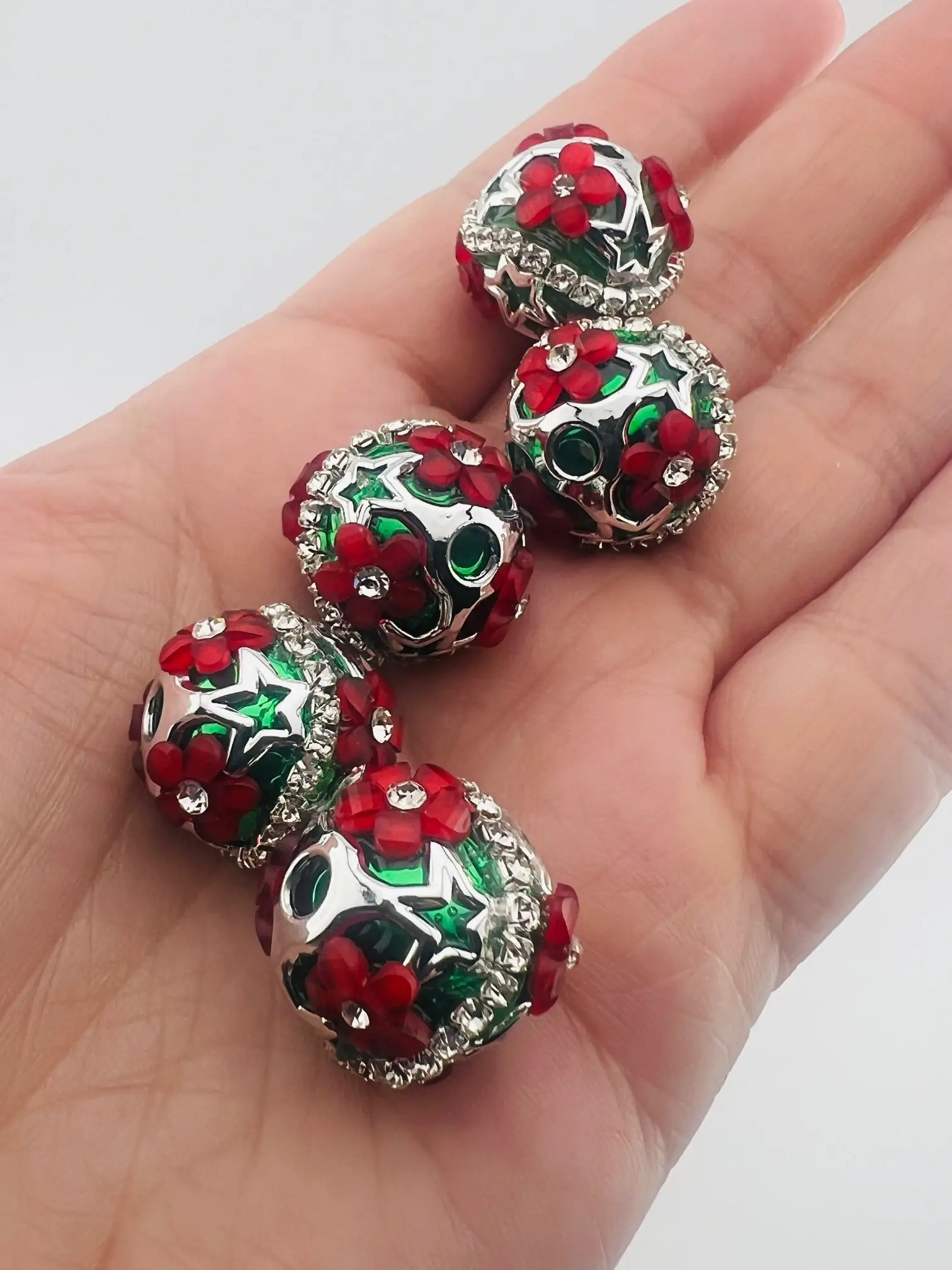 F2-5pack Fancy Beads 16mm - Perfect for pens and key chains