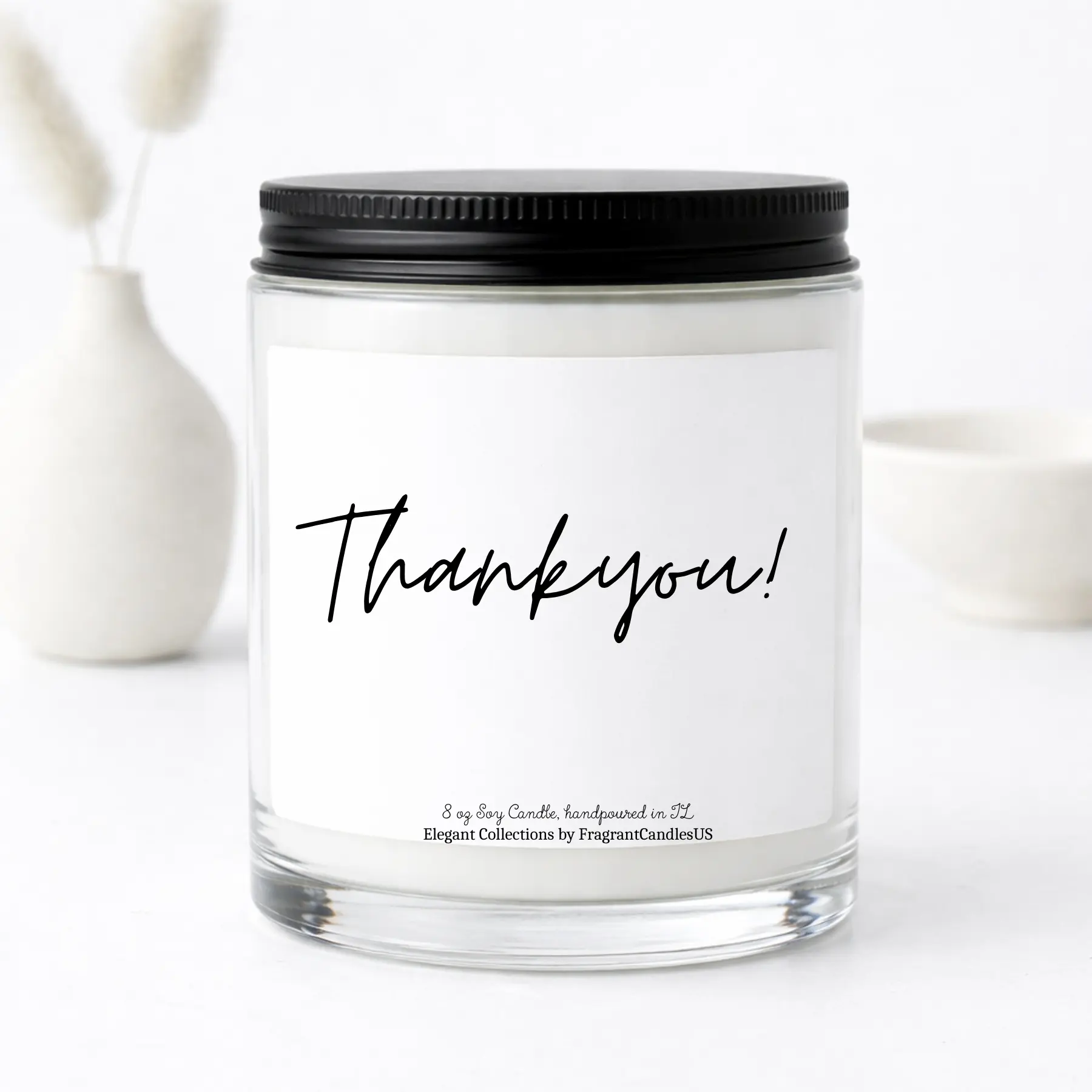 FragrantCandlesUS Hand-Poured Personalized Scented Lavender Soy Wax Candle - Non-Toxic, Smokeless, 50+ Hrs Burn, Glass Jar, Cotton Wick, Premium Aroma Oils, Home Decoration, Housewarming Gift for Women Educators, Fragrance, Household, Anniversary