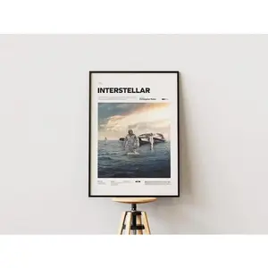[Sale Up To 50%][No frame, Free Ship] Interstellar Movie Poster | Christopher Nolan's Interstellar Poster Print | Special Design Poster | Glossy Paper Poster | Wall Decor Idea