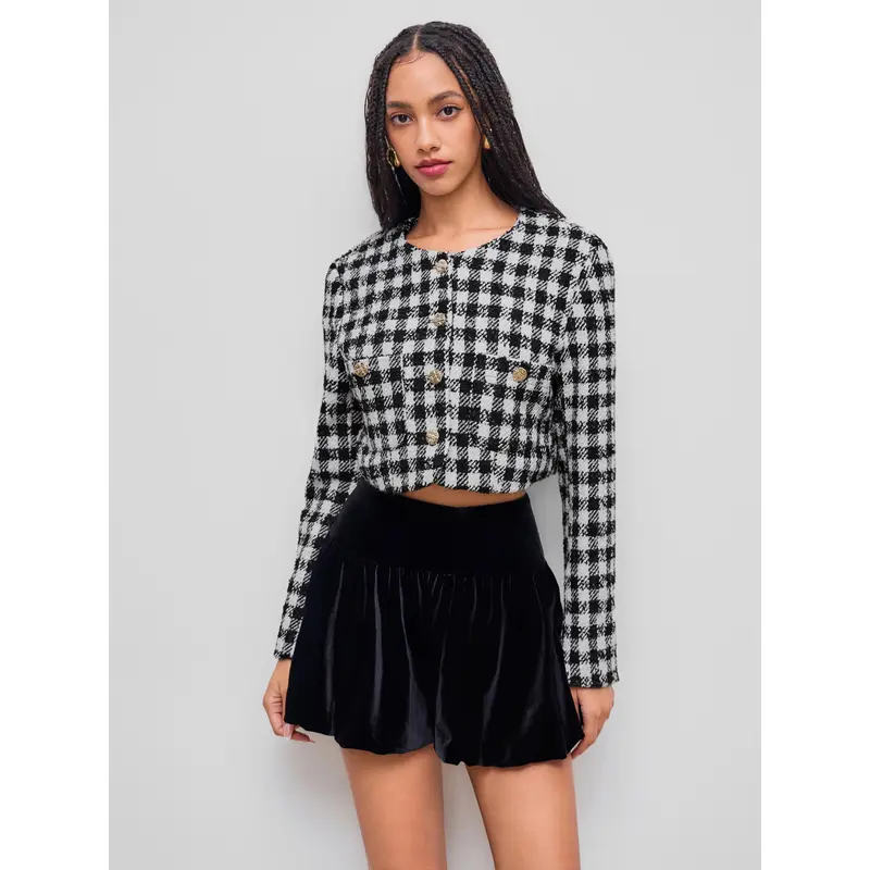 cropped checkered shirt - TikTok Shop