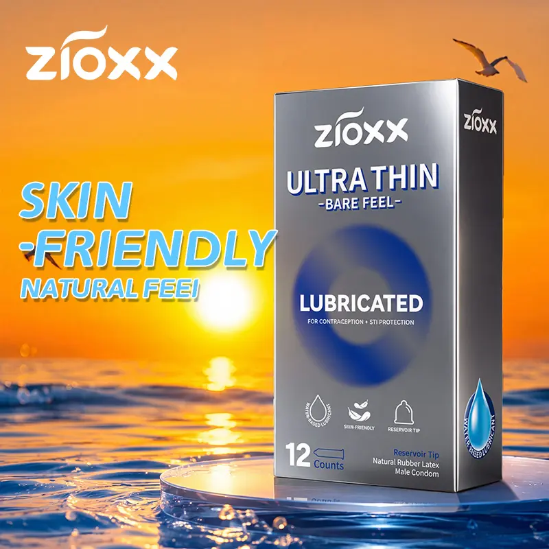 Zioxx 12CT Ultra Thin Bare Feel Lubricated Condoms