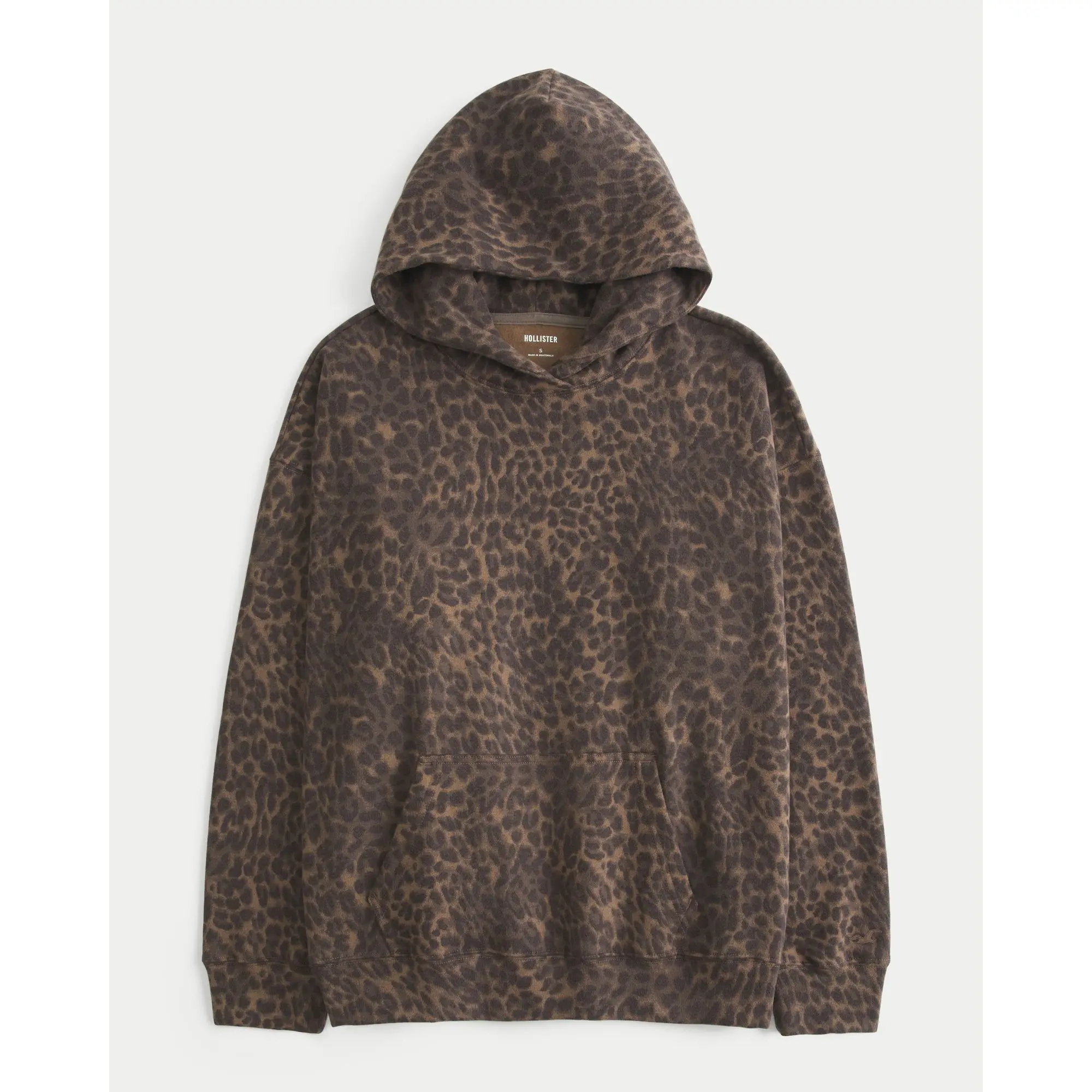 Hollister Hollister Feel Good Oversized Leopard Hoodie Hollister Hollister Feel Good Oversized Leopard Hoodie
