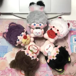Game Love And Deepspace Plush Toy Rafayel Xavier Zayne Caleb Sylus 10cm Animal Ear Mini Pendant Cosplay Keychain Birthday Gifts