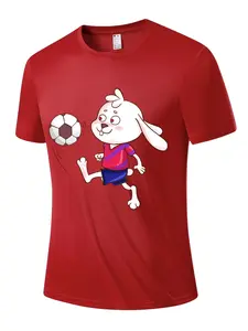Men's Quick-Dry Football T-Shirt, Summer Breathable Running Sport Short Sleeve, Silhouette Design for Daily Wear & Outdoor Sports