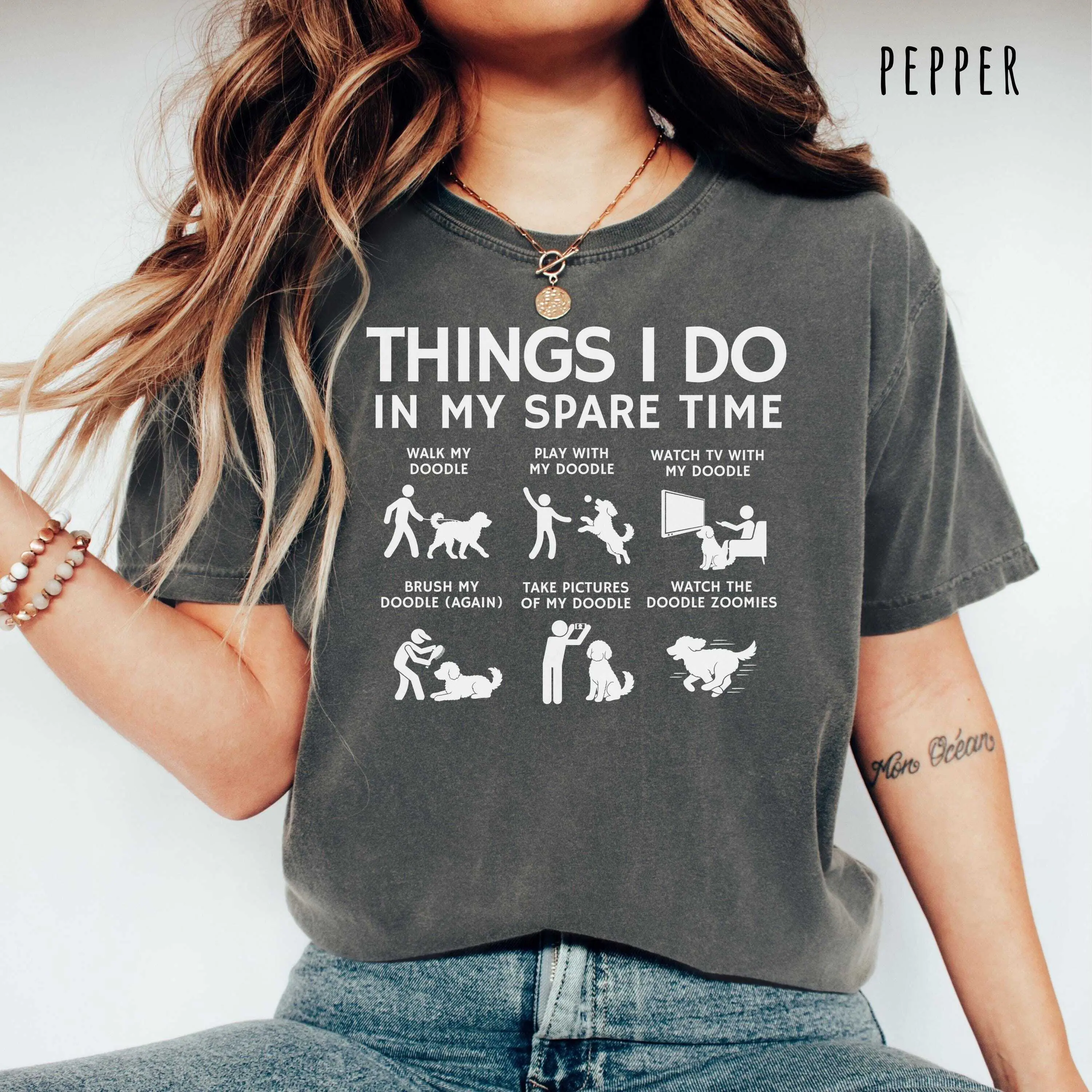 Doodle Dog Shirt, Funny Labradoodle Goldendoodle Tee Gift for Doodle Mom Dog Dad, Doodle Mom Tee, Gift For Her