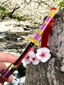 [Enma] Anime Character Mini Weapon Toy Handicraft Ultimate Collectible Keychain