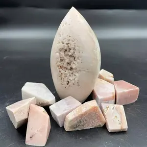 Genuine Crystal 6 All Pink Amethyst Intuitive Crystal - High-Quality Natural Stone Decor for Home or Office - Unique & Handcrafted Design