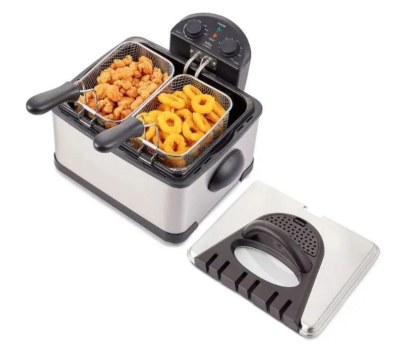Oven accessories - Oven accessories - 4.5Qt Electric Deep Fryer with Dual Basket