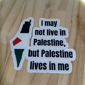 Durable Palestine Car Sticker for Customization vehicle decoration