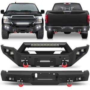 Rear Bumper for Ford F150 2015-2017 High-Quality Replacement Part for Enhanced Protection