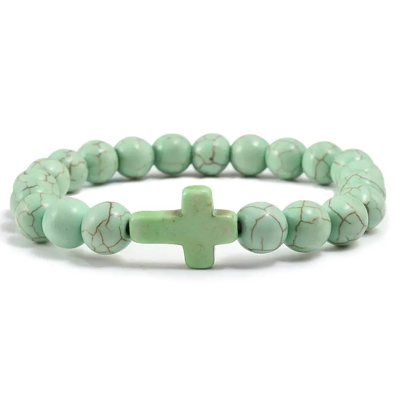 Cross Fruit Turquoise Bracelet