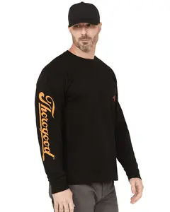 Thorogood Men's Usa Logo Long Sleeve Work T-Shirt - Tg206456-Blk