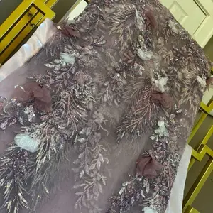 Elegant Floral Fabric Design for Special Occasions - Perfect for Weddings and Events